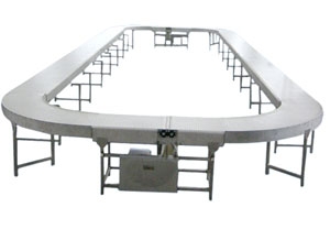 360 DERECE ÇELİK MODÜLER KONVEYÖR