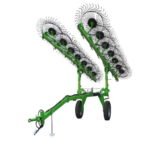 HİDROLİKLİ-ÇEKİLİR ÇEKİLİR TİP OT TOPLAMA TIRMIĞI 